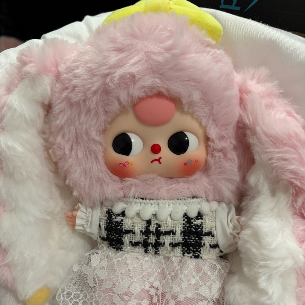 Baby Three Macaron V2 Plush Keychain